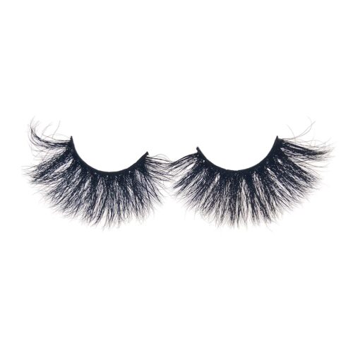 Fluffy Long 25mm 3D Dramatic Mink Eyelashes Thick HandMade Full Strip Lashes 609A